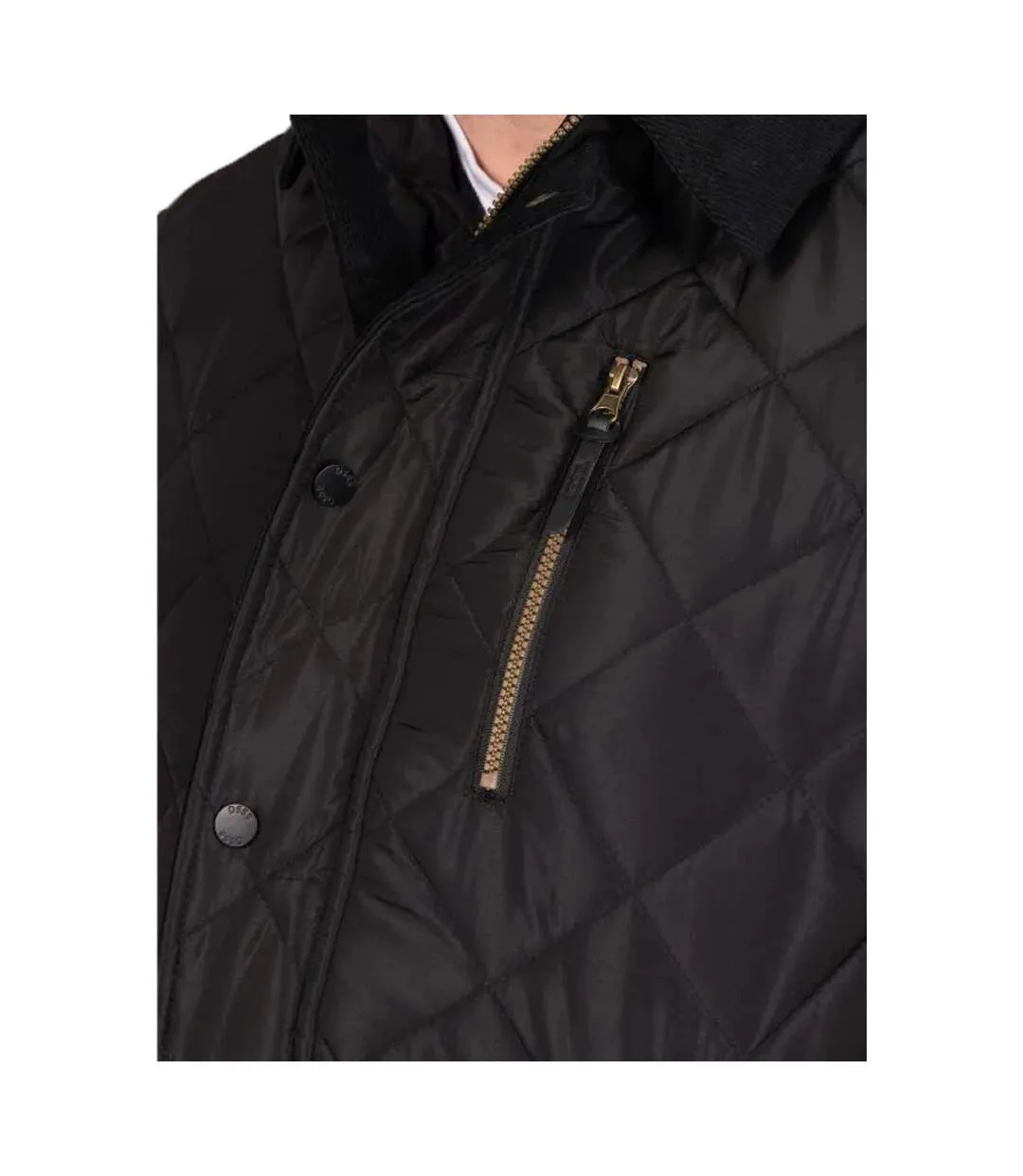 Doudoune Motif/style Matelassé Landon D555 Homme Noir Duke-4