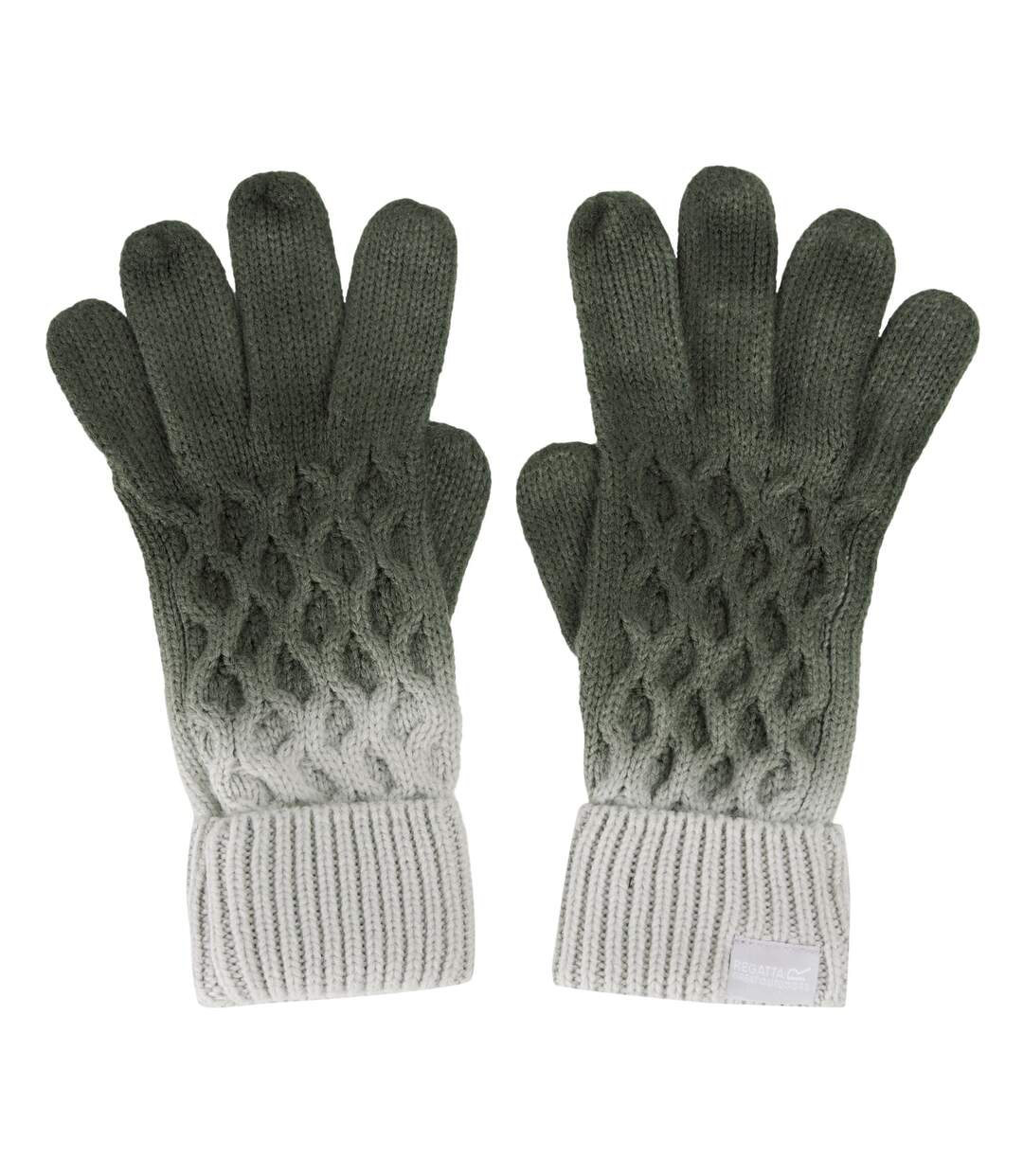 Gants Frosty Femme Kaki Foncé Blanc Lunaire Regatta-1