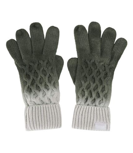 Gants frosty femme kaki foncé/moonstruck Regatta