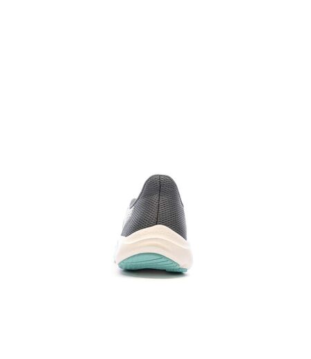 Chaussures de running grise/turquoise femme under armour charged pursuit