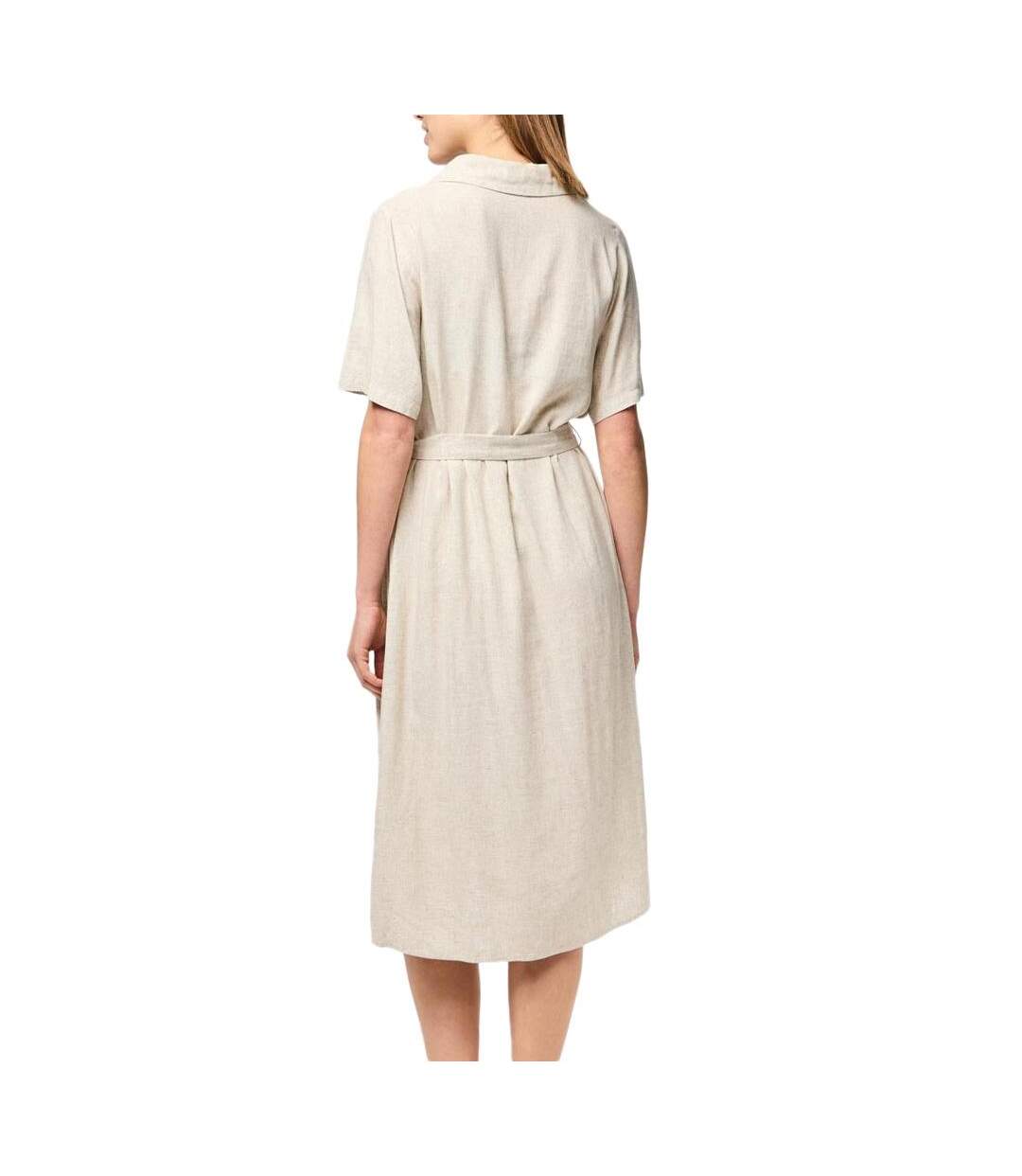 Robe beige femme pieces pia-2
