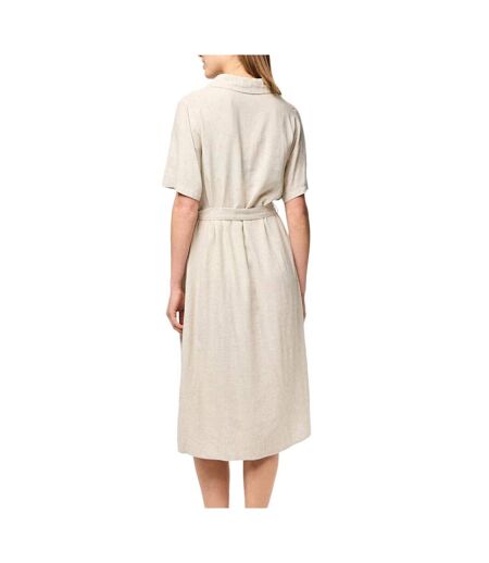 Robe beige femme pieces pia