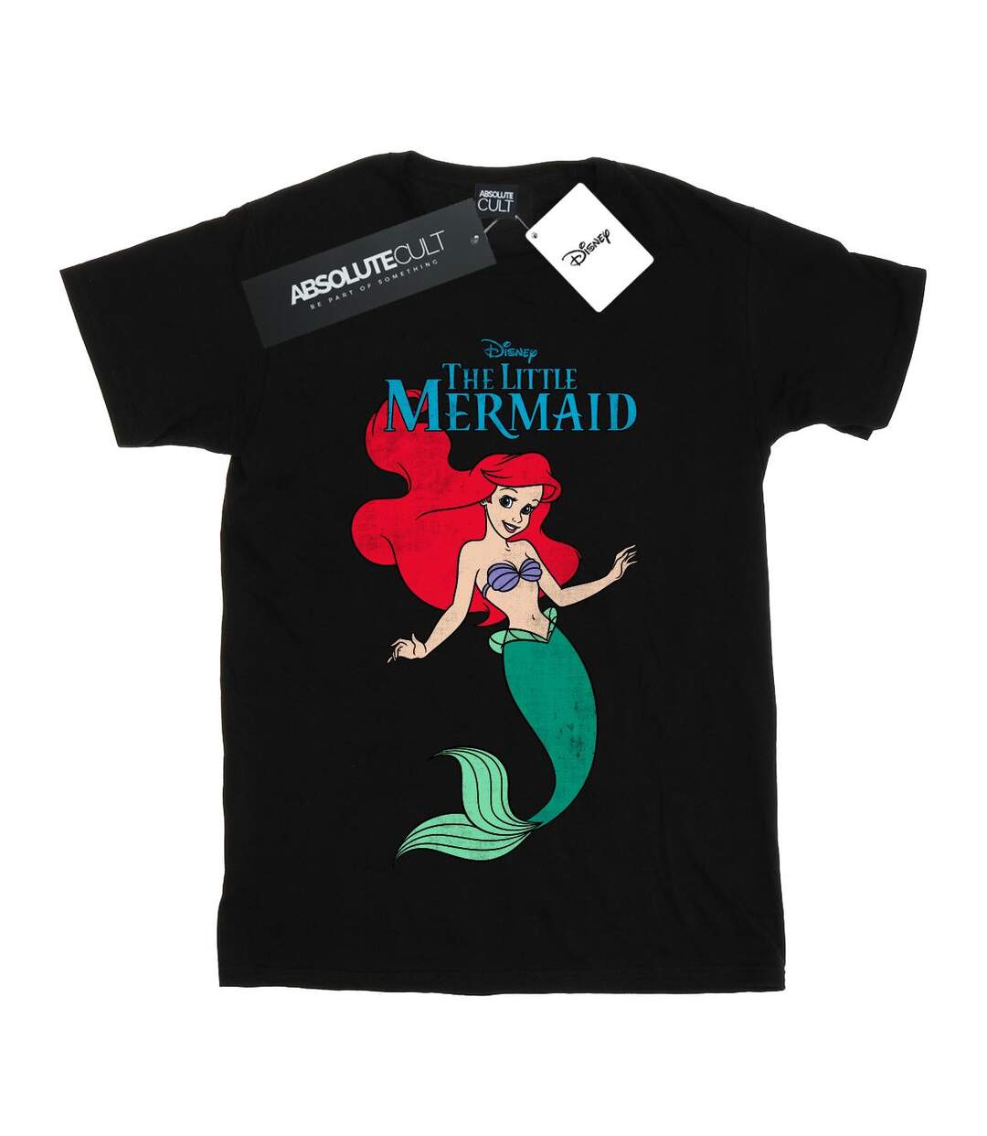 Disney - T-shirt THE LITTLE MERMAID LINE ARIEL - Femme (Noir) - UTBI17637-1