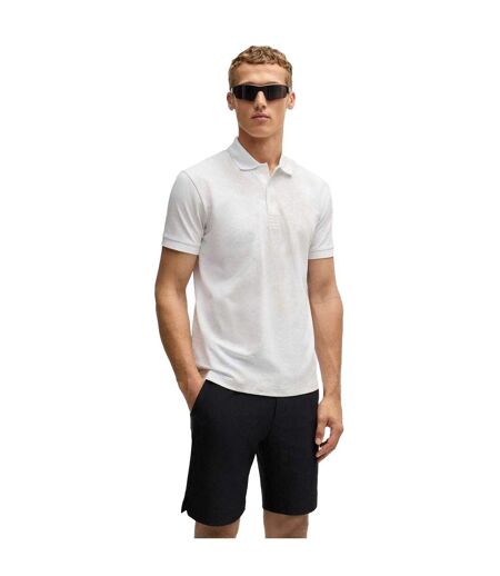 Polo Paddy Homme Blanc Boss