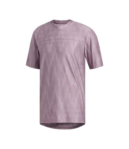 T-shirt Violet Homme Adidas Urban City Knit - XXL