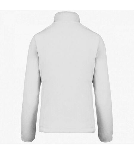 Womens/ladies maureen microfleece jacket white Kariban