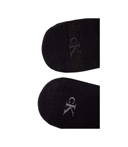 Socquettes Motif/style Logo Femme Noir Calvin Klein