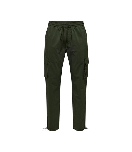 Pantalon À Poches Homme Kaki Only