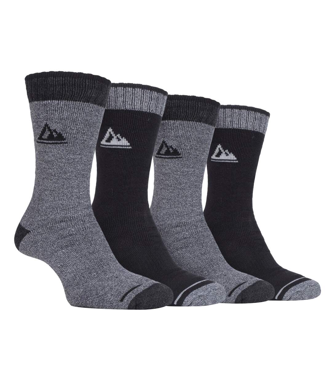 4 Paires Chaussettes de Randonnée Homme Polyester-1