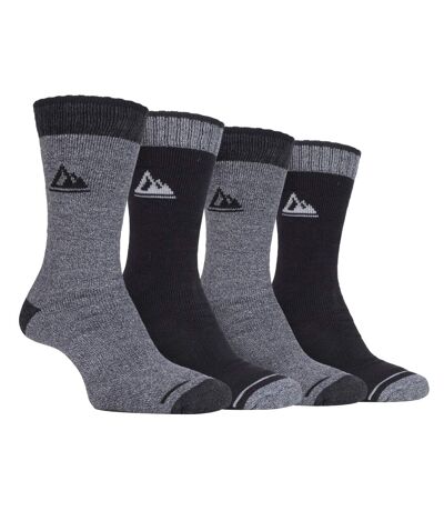 4 Paires Chaussettes de Randonnée Homme Polyester