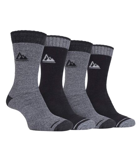 4 Paires Chaussettes de Randonnée Homme Polyester