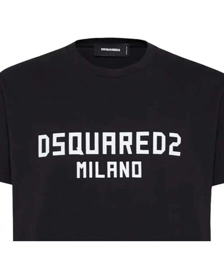 T-shirt Milano Homme Noir DSquared2