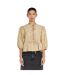 Haut Manches Bouffantes Motif/style À Rayures Femme Beige Glamorous-2