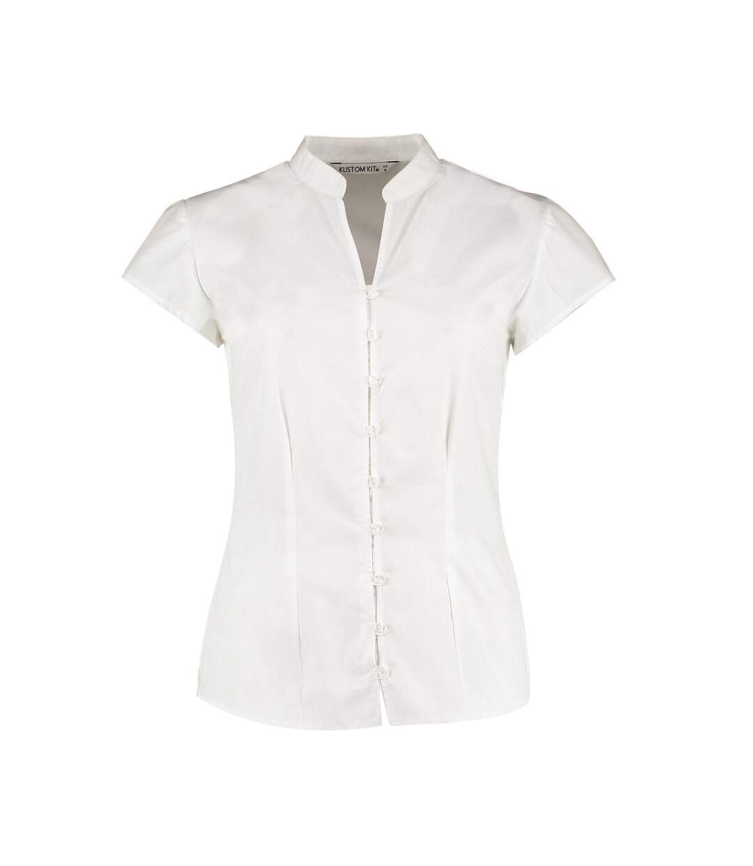 Blouse continental femme blanc Kustom Kit