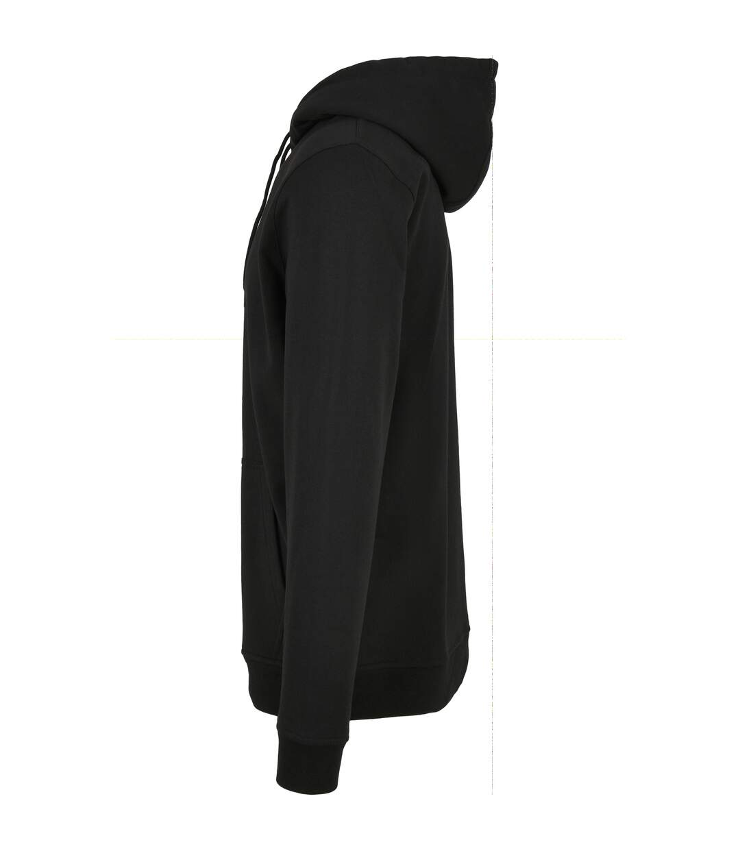 Sweat À Capuche Basic Homme Noir Build Your Brand-3