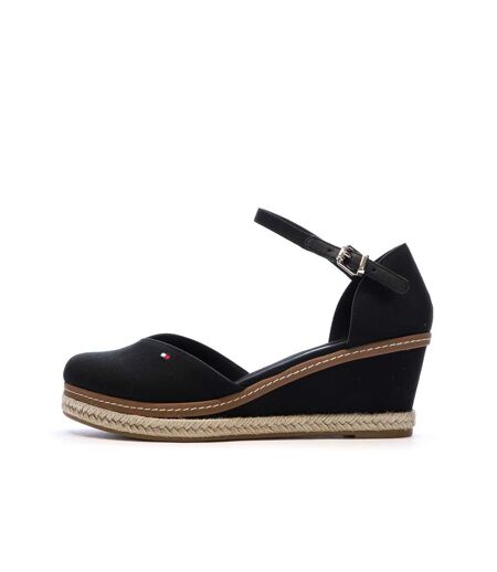 Sandales noires femme tommy hilfiger basic closed toe