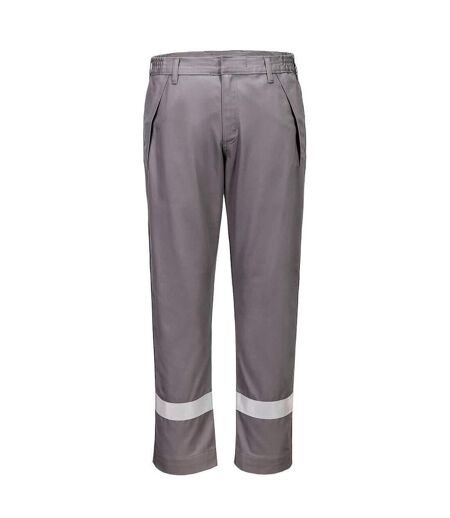 Unisex Adult Chemical Resistant Work Trousers Grey Portwest