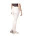 Pantalon Blanc Enduit Femme My Tina's 6731 - L