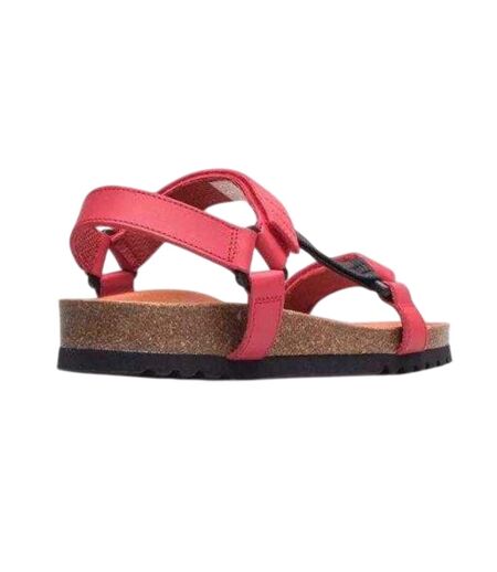 Womens/ladies Heaven Ad Leather Sandals Pink Scholl