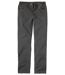 Men's Grey Semi-Elasticated Jeans-6