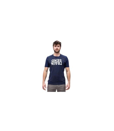 T-shirt Motif/style Imprimé Graphique Train Send Homme Bleu Marine Foncé Salewa