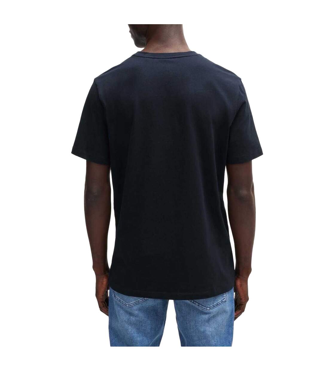 T-shirt Tales Homme Bleu Foncé Boss-3