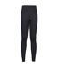 Unisex Adult Merino Wool Base Layer Leggings Black Portwest-1