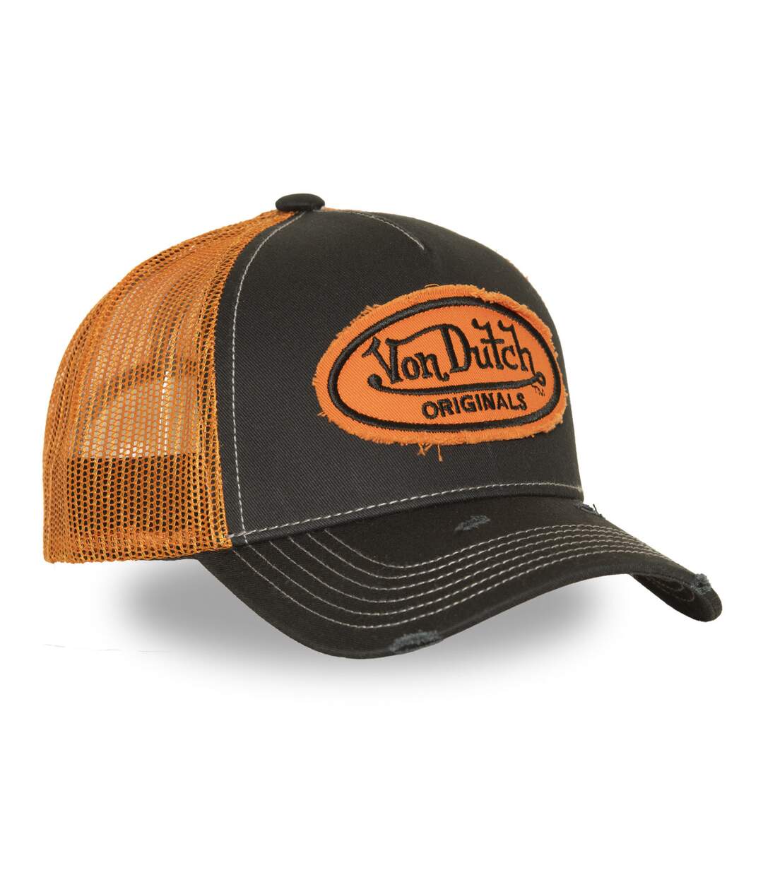 Casquette baseball homme effet usé avec filet Urban5 Vondutch-4