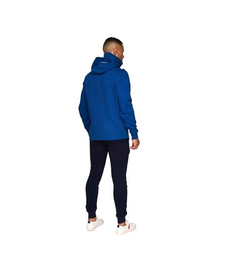 Mens venmark snood collar hoodie blue Juice