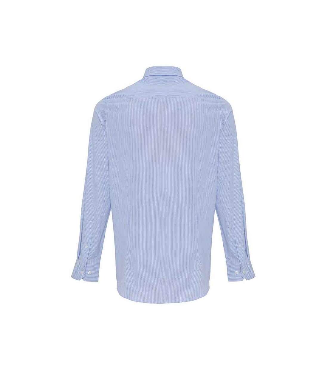 Chemise Homme Blanc Bleu Oxford Premier-2