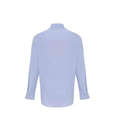 Chemise Homme Blanc Bleu Oxford Premier