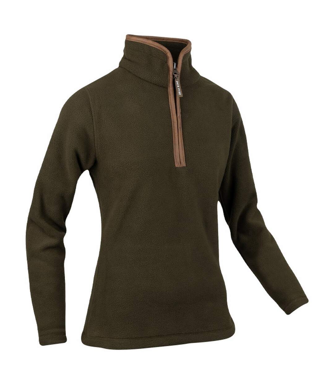 Womens/ladies Fleece Top Dark Olive Jack Pyke-4
