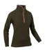 Womens/ladies Fleece Top Dark Olive Jack Pyke-4