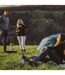 SPOX SOX - Chaussettes fantaisie dépareillées pour hommes et femmes - Camping-3