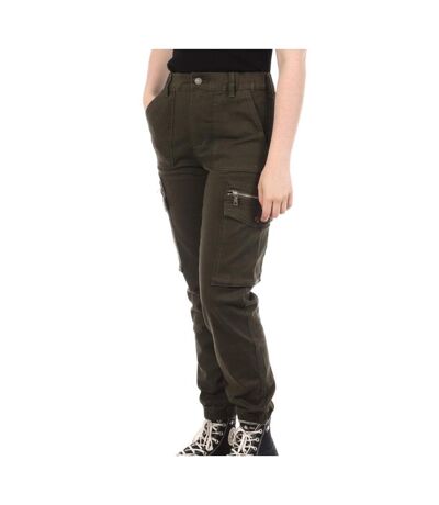 Pantalon Cargo Mom Kaki Femme Monday Premium - M