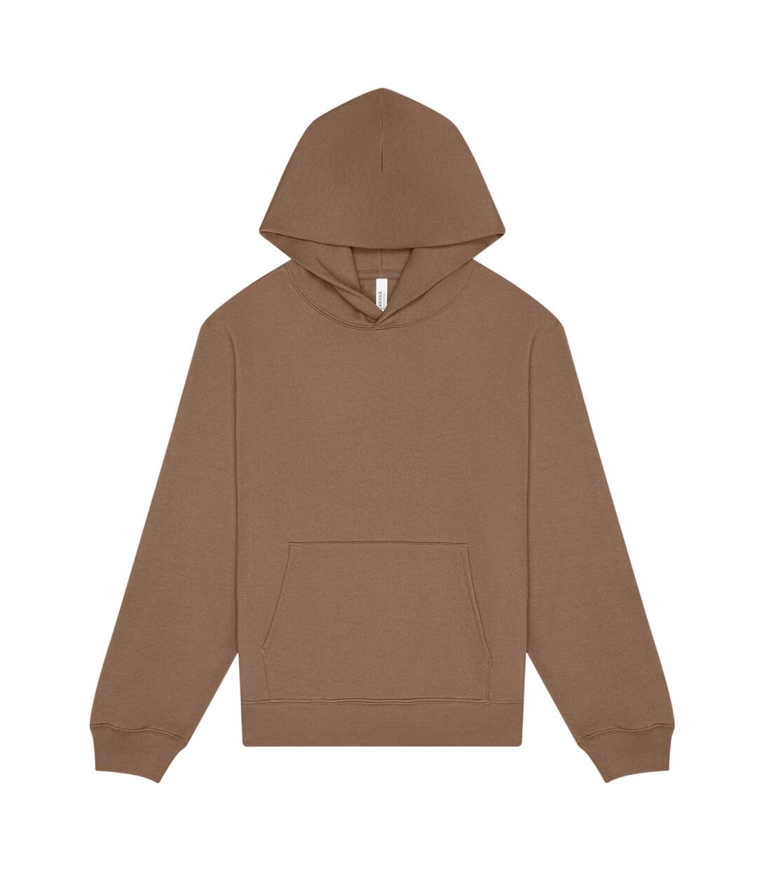 Sweat À Capuche Adulte Vieux Marron Bella + Canvas-1