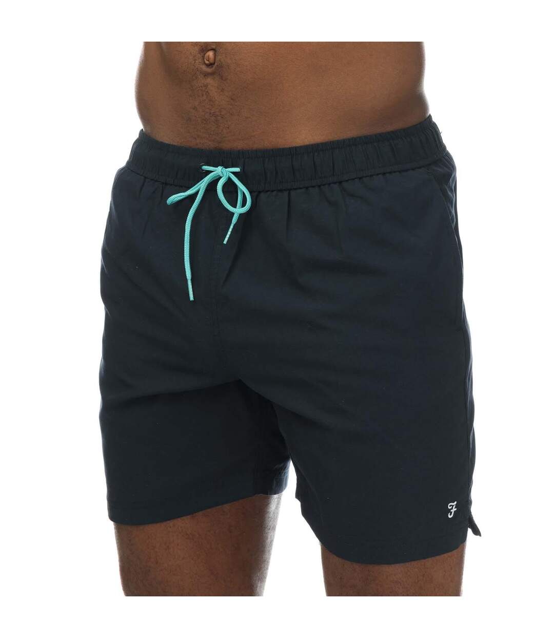 Short De Bain Owen Homme Bleu Marine Farah-1