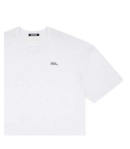 Mens Logo Cotton T-shirt White No Fear