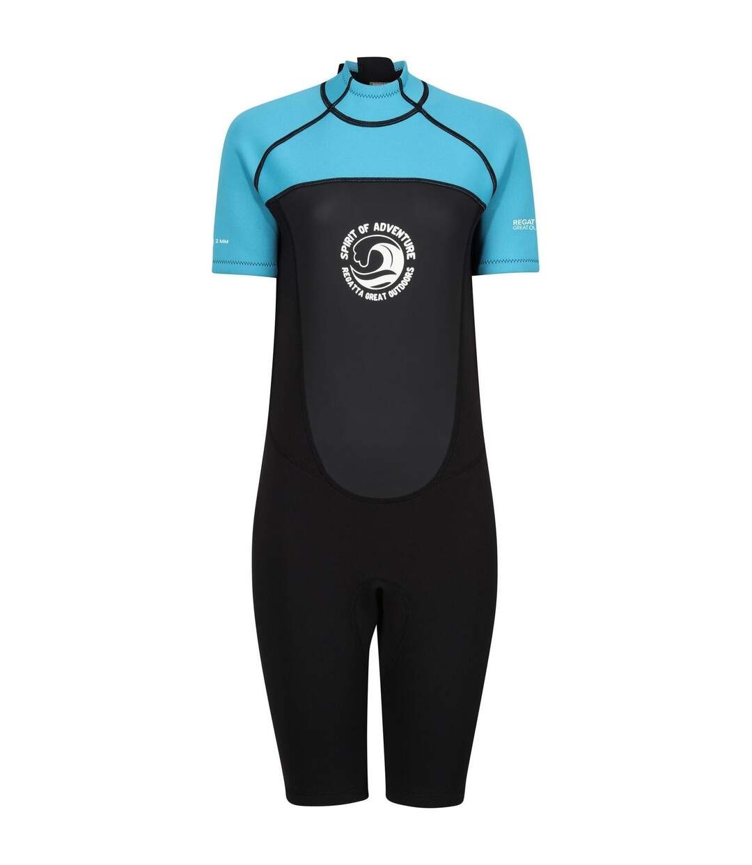 Womens/ladies Shorty Wetsuit Tahoe Blue Black Regatta-1