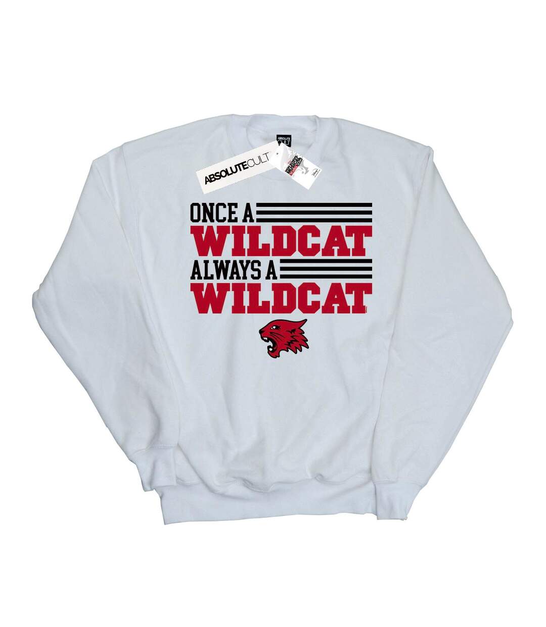 Disney Pull-over High School Musical The Musical Once A Wildcat - Femmes/Dames (Blanc) - UTBI21709-1