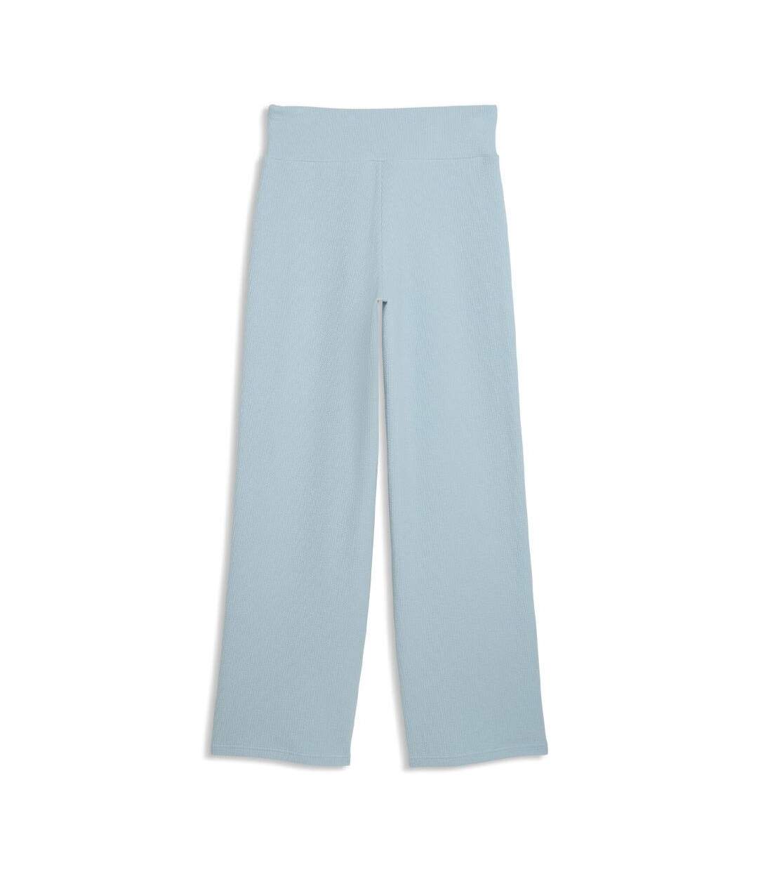 Pantalons fluide/toile bleu femme puma elevated-1