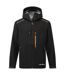 Mens S385 Soft Shell Jacket Black Portwest-1