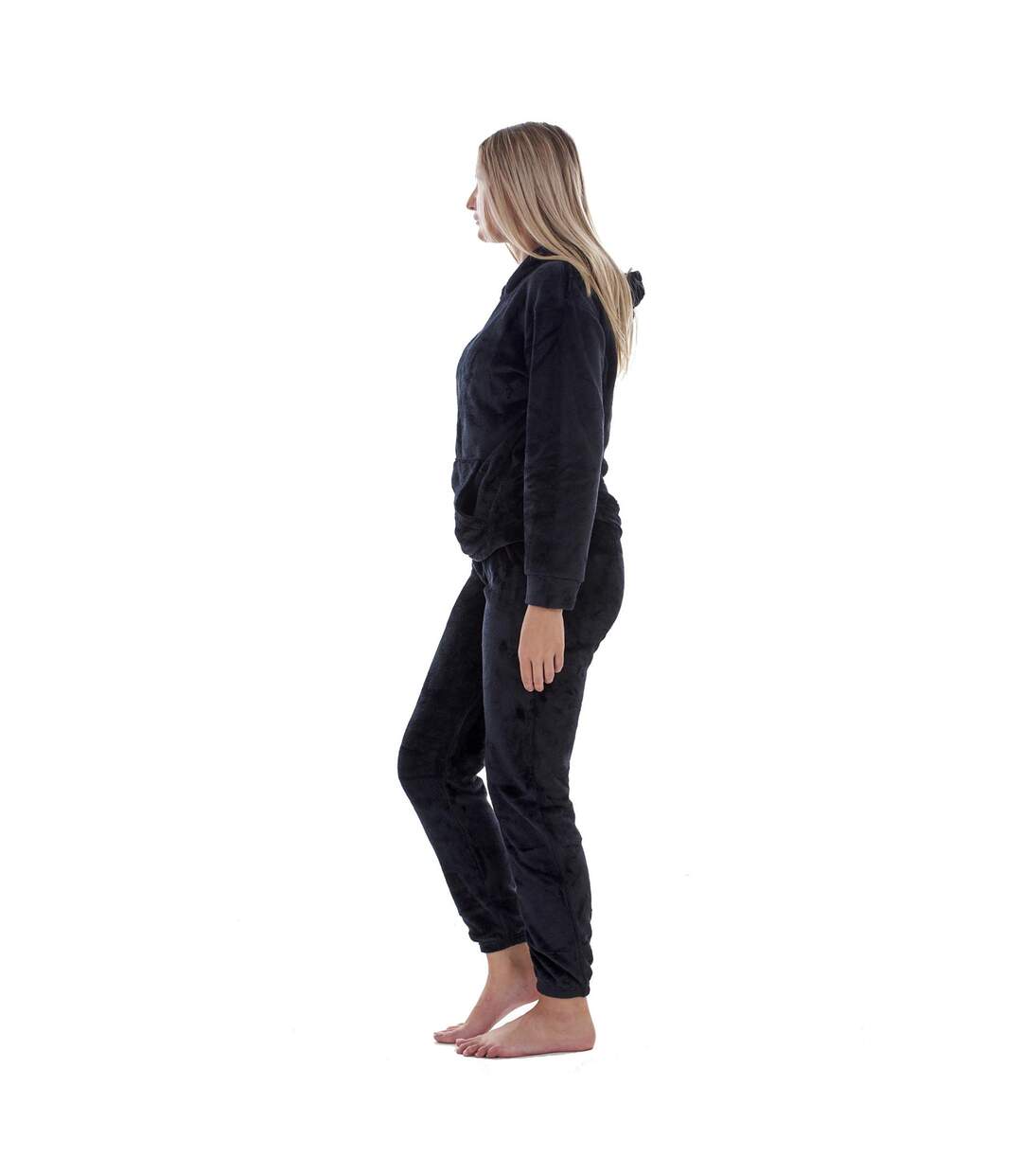Ensemble De Pyjama Long Femme Noir Keanu-4