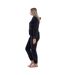Ensemble De Pyjama Long Femme Noir Keanu-4