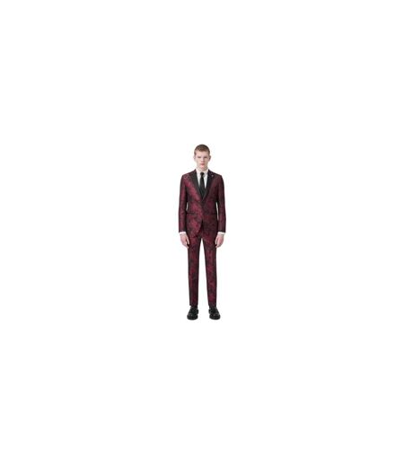 Pantalon Motif/style Floral Homme Rose Rouge Vert Citron Twisted Tailor