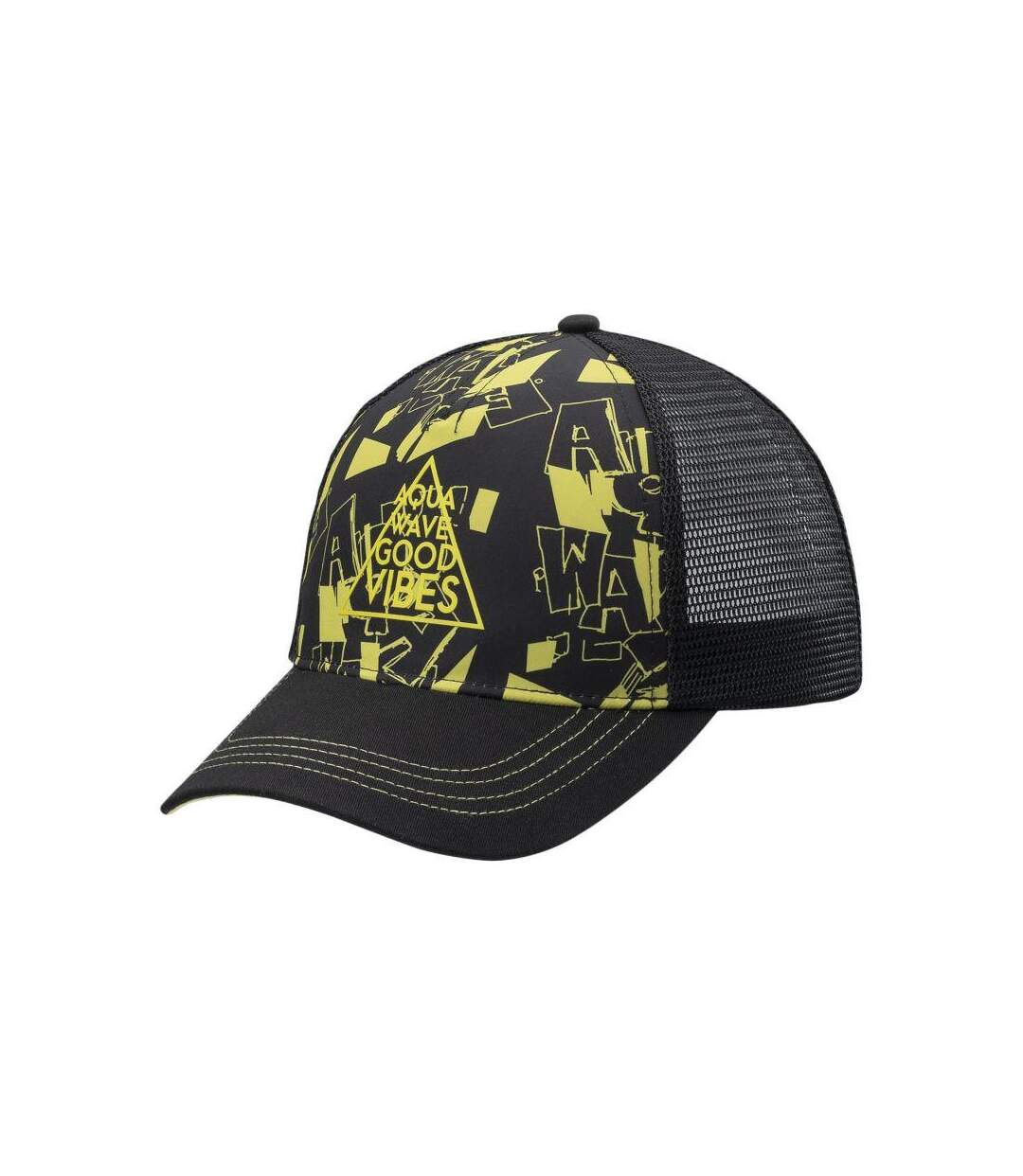 Childrens/kids Albar Baseball Cap Black Green Aquawave-1