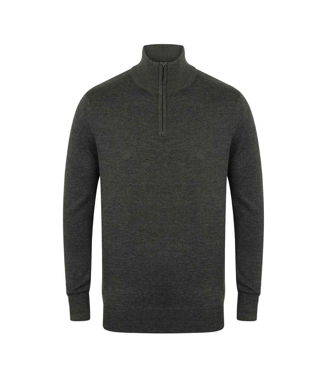 Pull Homme Gris Chiné Henbury-1