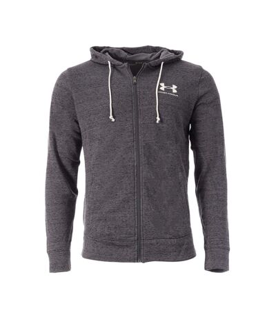 Veste Zippé Grise Homme Under Armour Rival - S