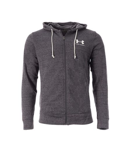 Veste Zippé Grise Homme Under Armour Rival - L