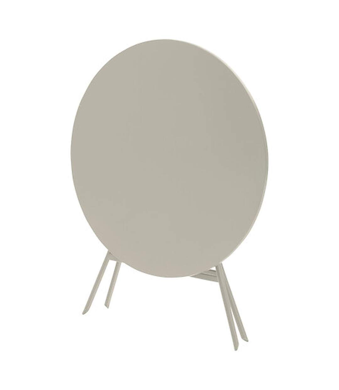 Table de jardin pliante ronde 4 places GREENSBORO - Argile-4